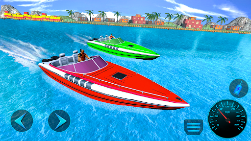 Ski Boat Racing: Jet Boat Game - Image screenshot of android app
