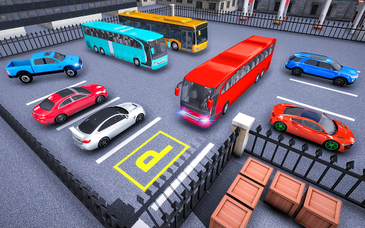 Bus Parking Game 3d: Bus Games - Gameplay image of android game