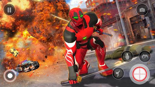 Spider Miami Rope Hero Ninja - Gameplay image of android game