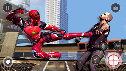 Spider Miami Rope Hero Ninja - Gameplay image of android game