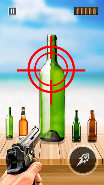 Shoot a Bottle: Shooting Games - Gameplay image of android game