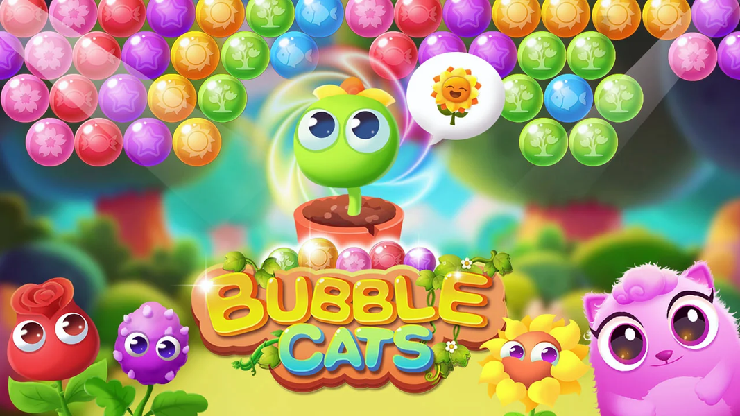 Bubble Cats - Bubble Shooter P - عکس بازی موبایلی اندروید