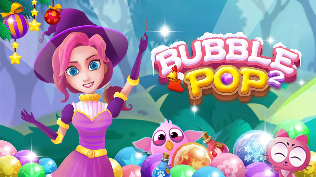 Bubble Pop ۲-Witch Bubble Game - عکس بازی موبایلی اندروید