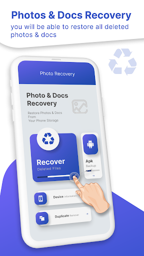 Deleted photo recovery- Backup - عکس برنامه موبایلی اندروید