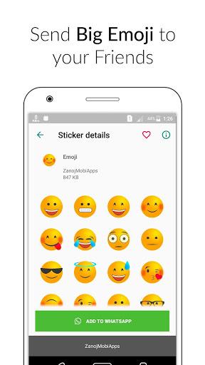 ❤️Love, 😊 Emoji & 👧Cute Girl Stickers (10 packs) - Image screenshot of android app
