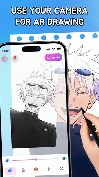 AR Art Drawing: Draw Anime - Image screenshot of android app