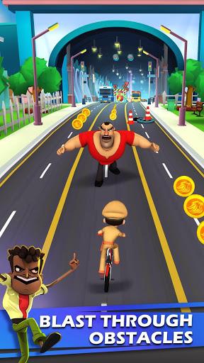 Little Singham Cycle Race - Gameplay image of android game