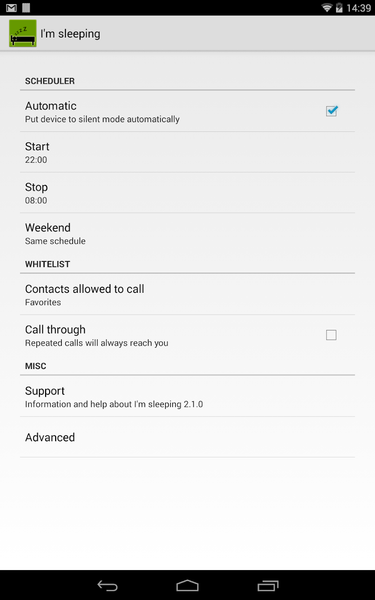 I'm sleeping - Image screenshot of android app