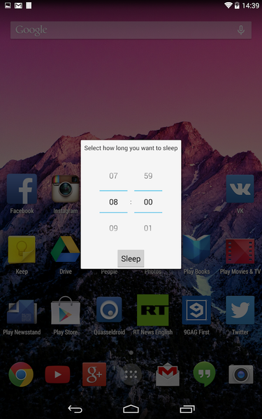 I'm sleeping - Image screenshot of android app