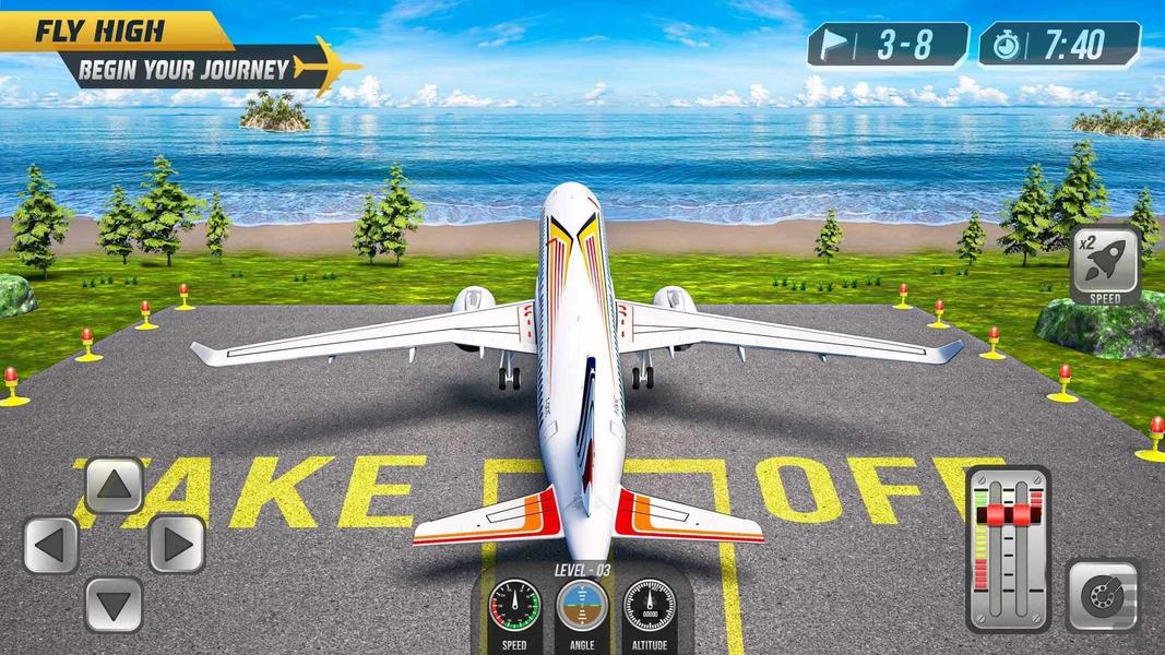 بازی خلبان هواپیما I بازی شبیه سازی - Gameplay image of android game
