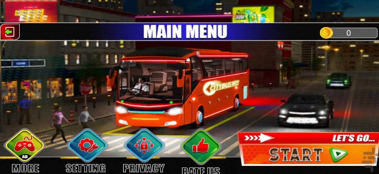 بازی ماشین اتوبوس I رانندگی - عکس بازی موبایلی اندروید