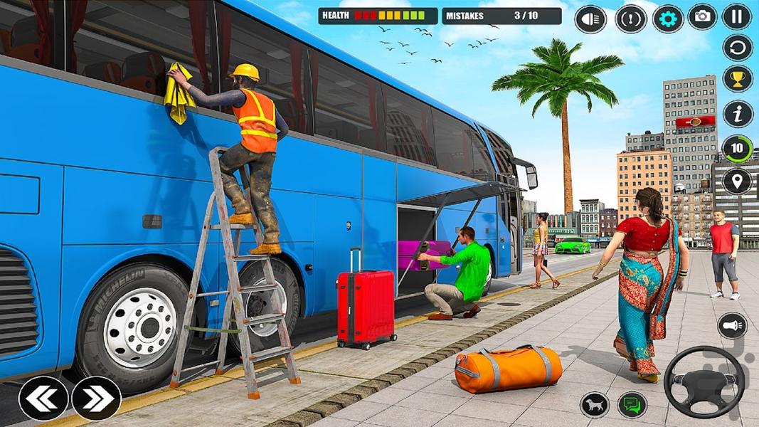 بازی ماشین اتوبوس I رانندگی - عکس بازی موبایلی اندروید