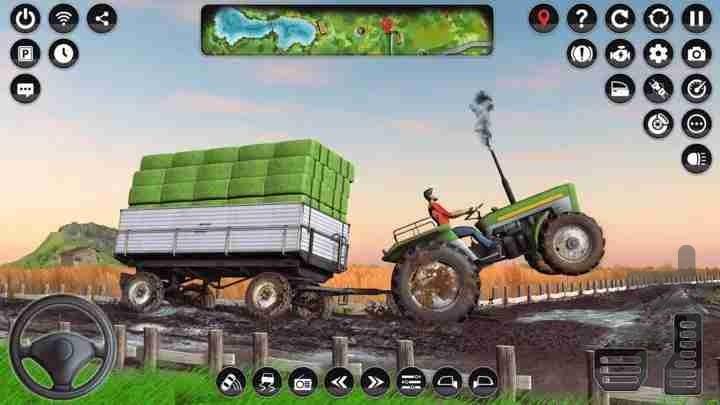 بازی ماشین تراکتور I شبیه سازی مزرعه - Gameplay image of android game