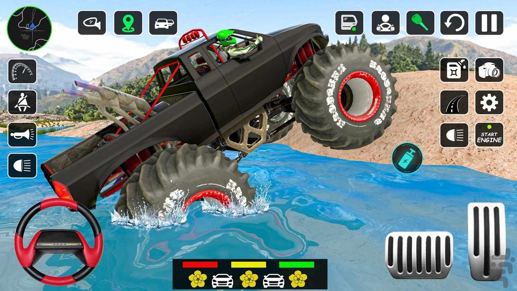 بازی ماشین هیولا I رانندگی - Gameplay image of android game