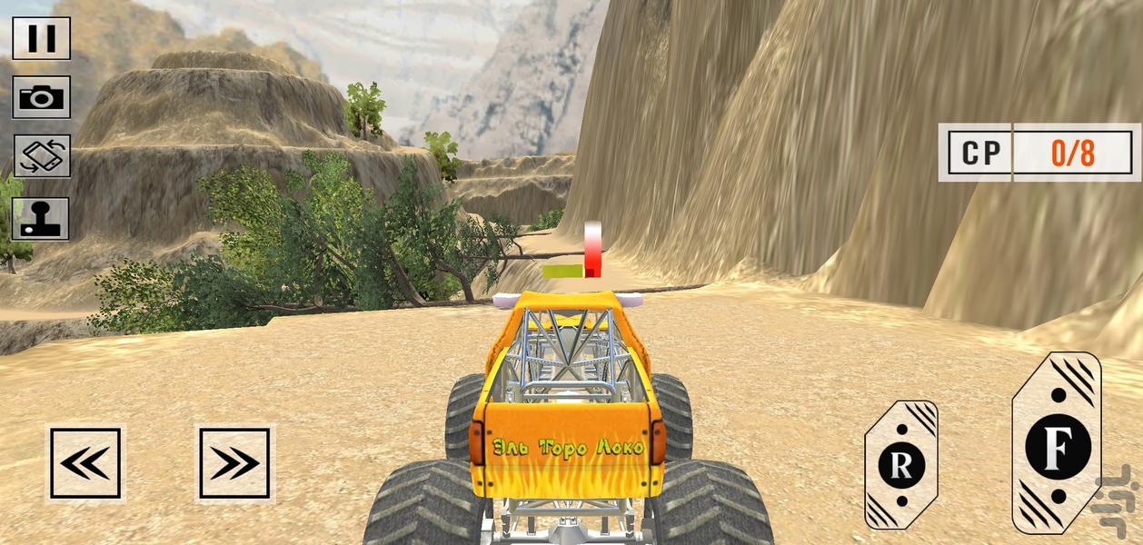 بازی ماشین هیولا I رانندگی - Gameplay image of android game