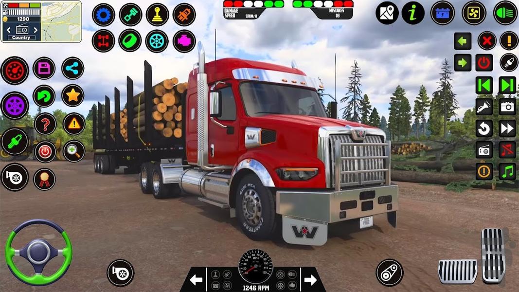 بازی ماشین کامیون l ماشین سنگین - Gameplay image of android game