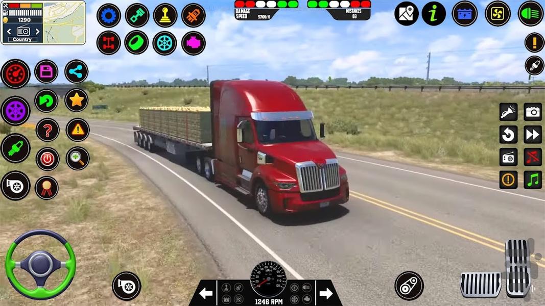 بازی ماشین کامیون l ماشین سنگین - Gameplay image of android game