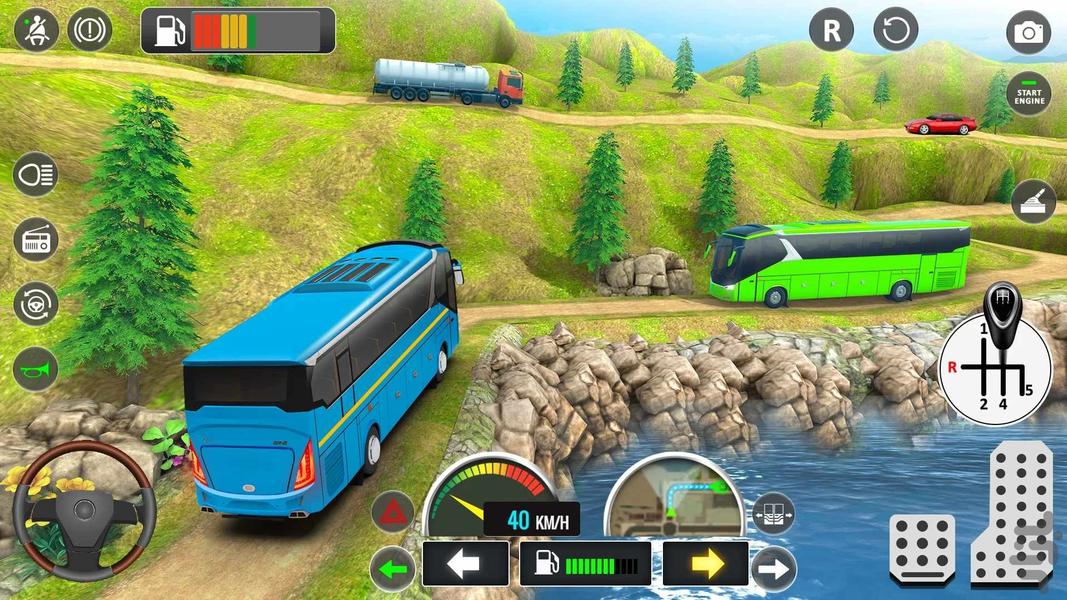 بازی ماشین اتوبوس I شبیه سازی - Gameplay image of android game