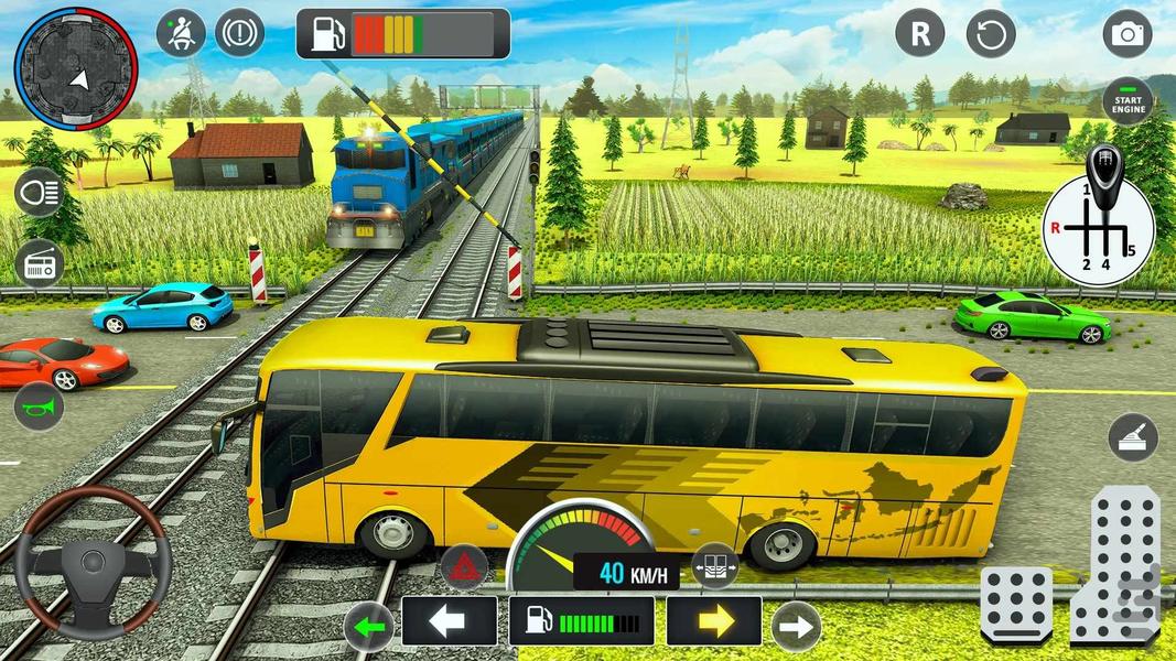 بازی ماشین اتوبوس I شبیه سازی - Gameplay image of android game