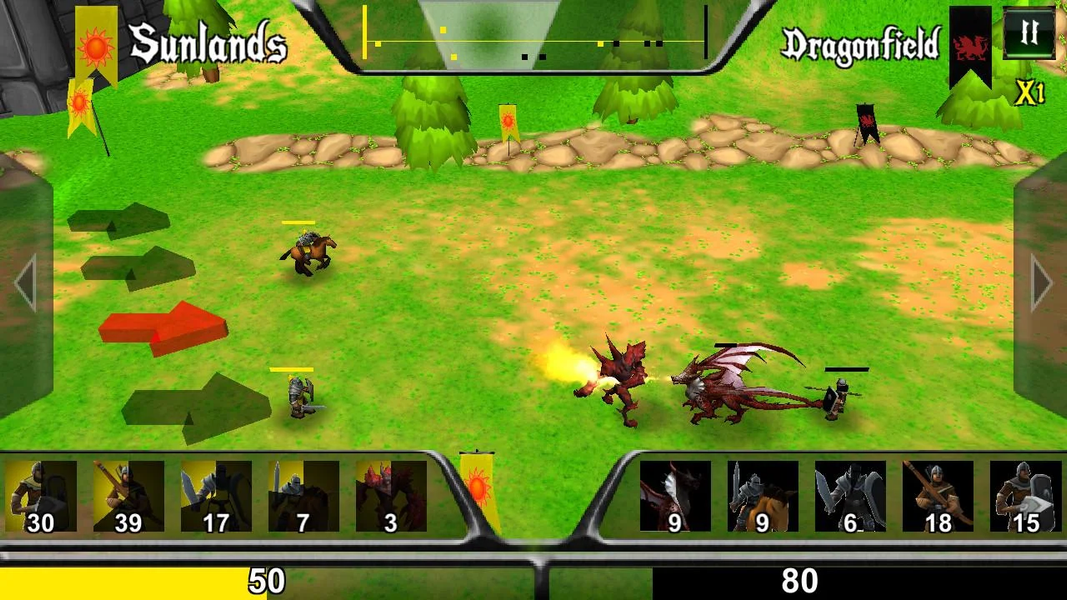Battle Of Thrones - War Game - Gameplay image of android game