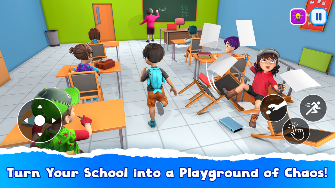 Prank Chaos: Teacher Trouble - عکس بازی موبایلی اندروید