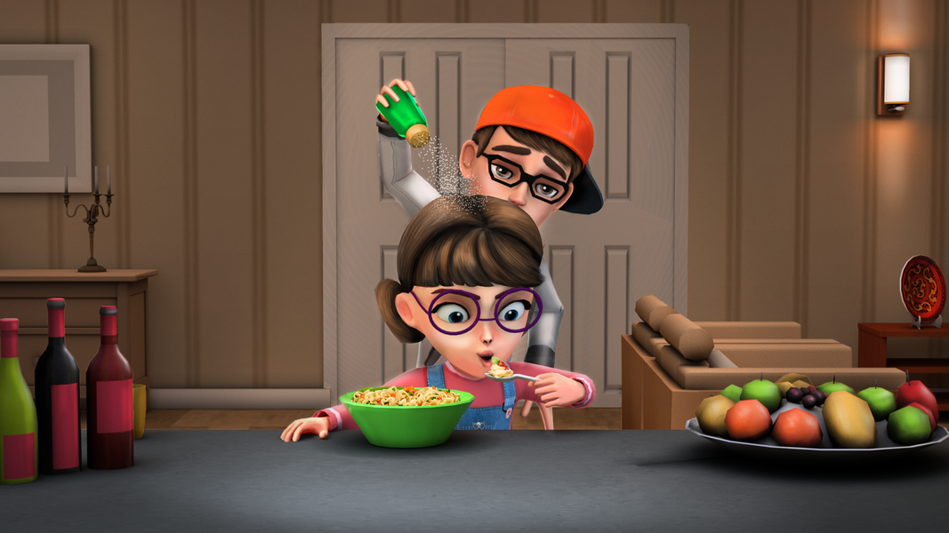 Nick & Tani : Funny Story - Gameplay image of android game