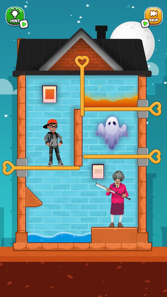 Pull The String : Nick's Quest - Gameplay image of android game