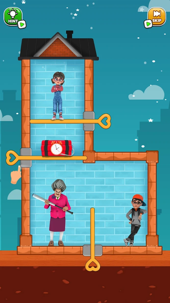 Pull The String : Nick's Quest - Gameplay image of android game