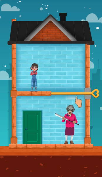 Pull The String : Nick's Quest - Gameplay image of android game