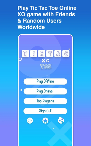 Tic Tac Toe Online Multiplayer - عکس بازی موبایلی اندروید