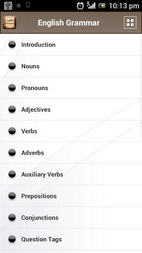 English Grammar - عکس برنامه موبایلی اندروید