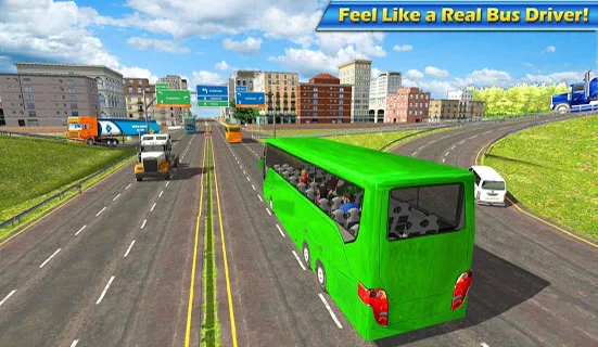 Modern City Bus Parking Games - Gameplay image of android game