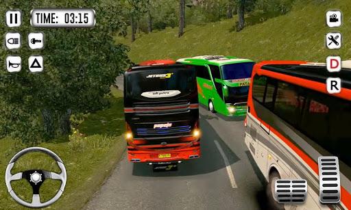 Bus Climb Racing 19 - Mountain Climb Bus Simulator - Gameplay image of android game