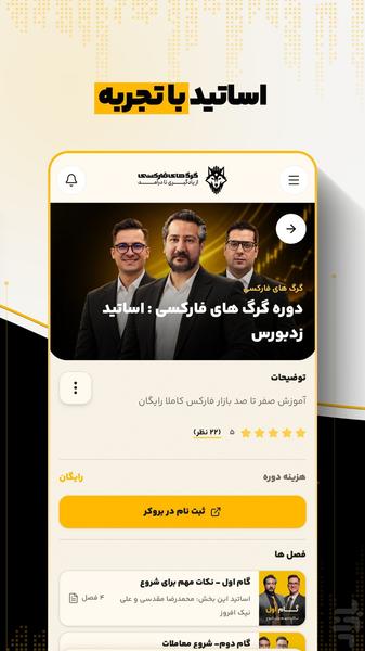 گرگ های فارکسی - عکس برنامه موبایلی اندروید