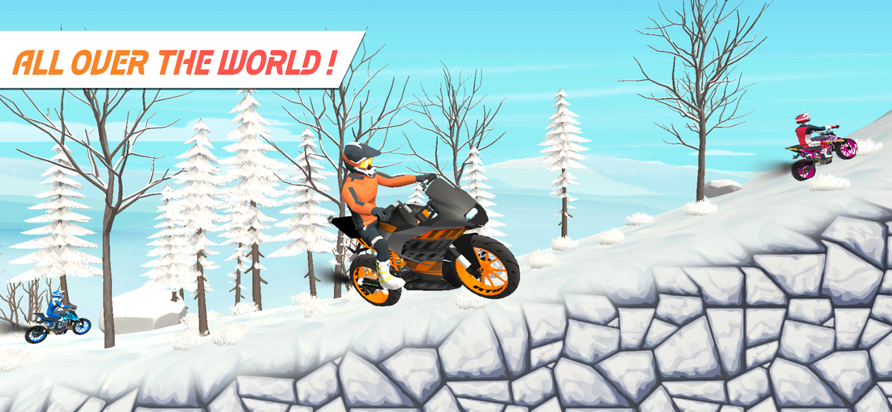 Fly Rider: Racing Bike Master - Gameplay image of android game