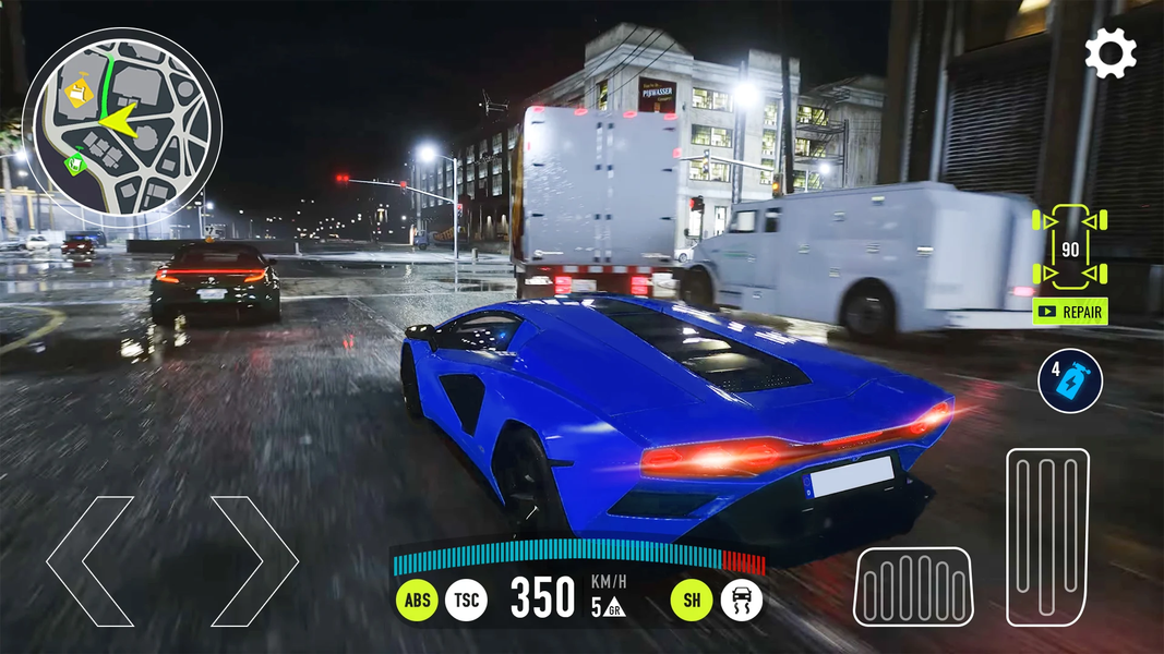 Real Car Driving: Night City - عکس بازی موبایلی اندروید