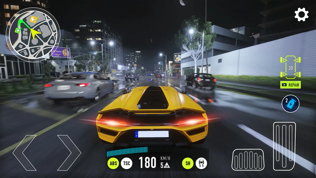 Real Car Driving: Night City - عکس بازی موبایلی اندروید