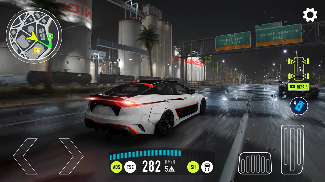 Real Car Driving: Night City - عکس بازی موبایلی اندروید