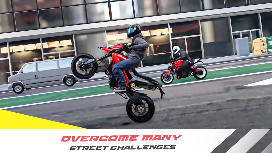 Traffic Bike Rush Driving City - عکس بازی موبایلی اندروید