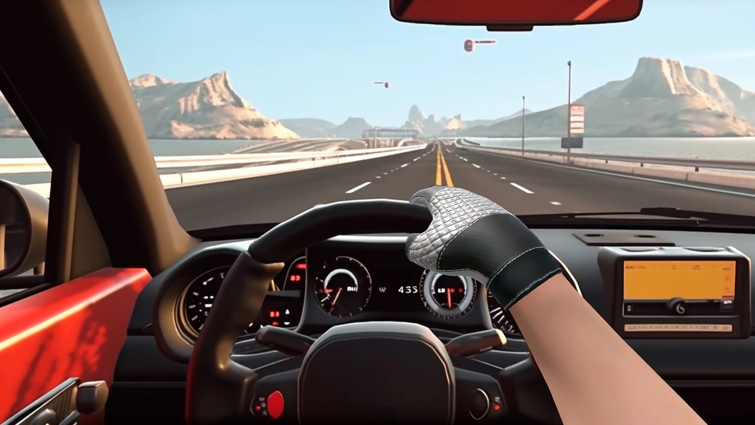 Traffic Driving City Simulator - Gameplay image of android game