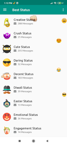 Status 2024 - Image screenshot of android app