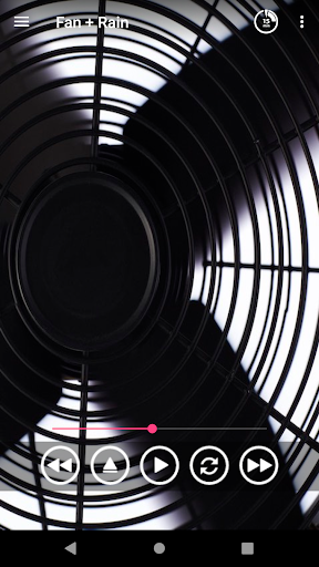 Ambient sleep sounds. Fan - Image screenshot of android app