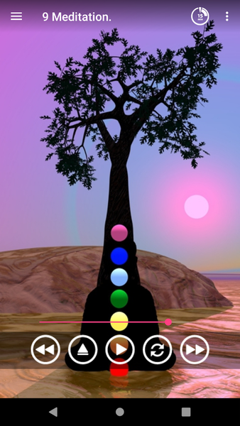 Meditation music relaxation - Image screenshot of android app