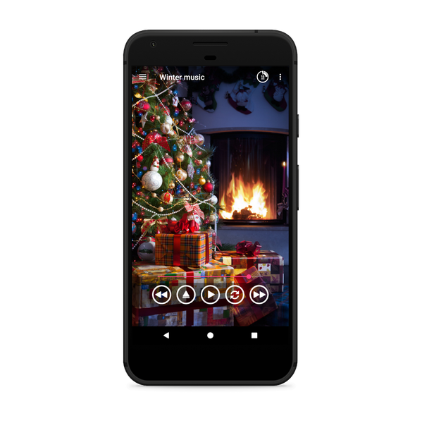 Winter music. Christmas songs - Image screenshot of android app