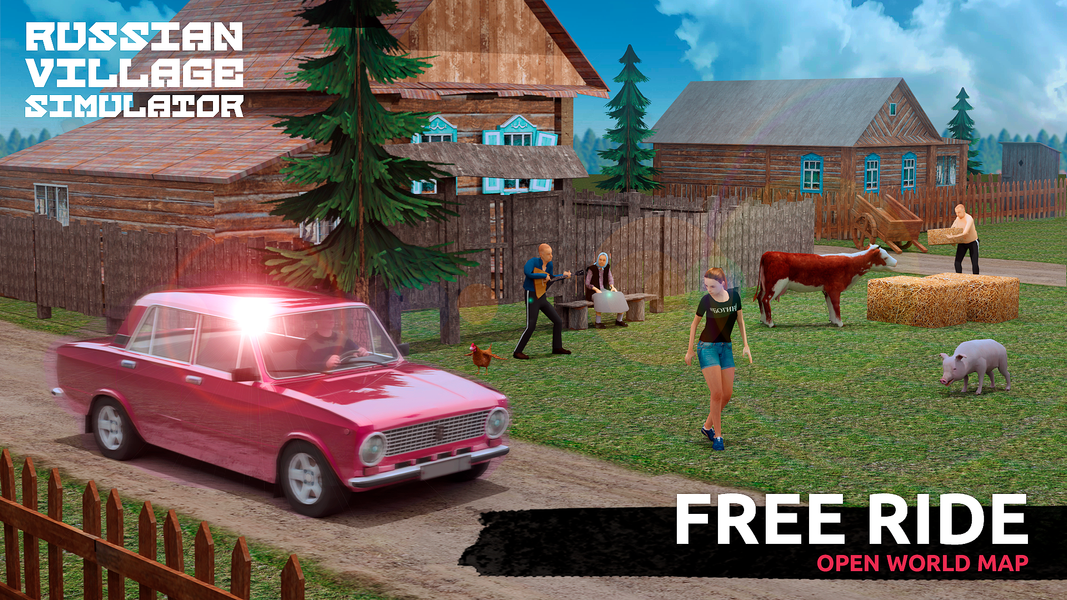 Russian Village Simulator 3D - Gameplay image of android game