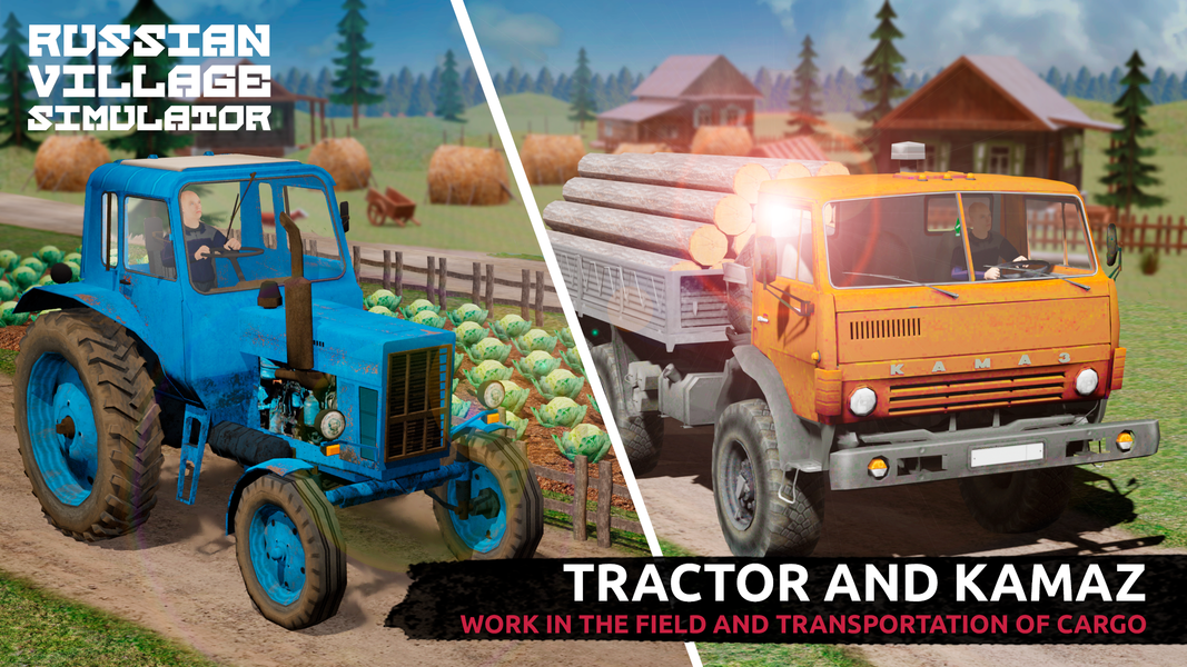 Russian Village Simulator ۳D - عکس بازی موبایلی اندروید