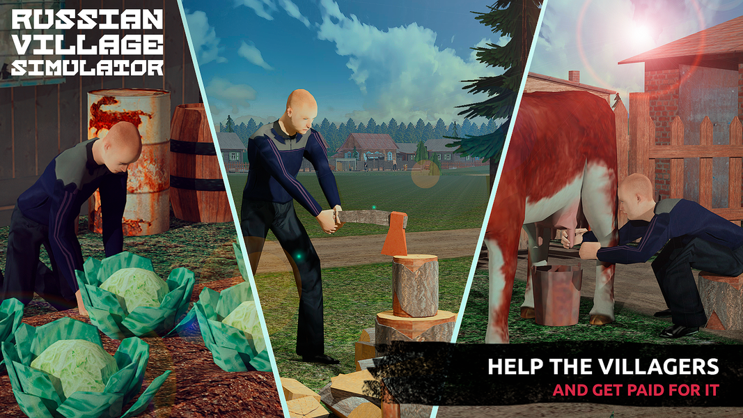 Russian Village Simulator ۳D - عکس بازی موبایلی اندروید