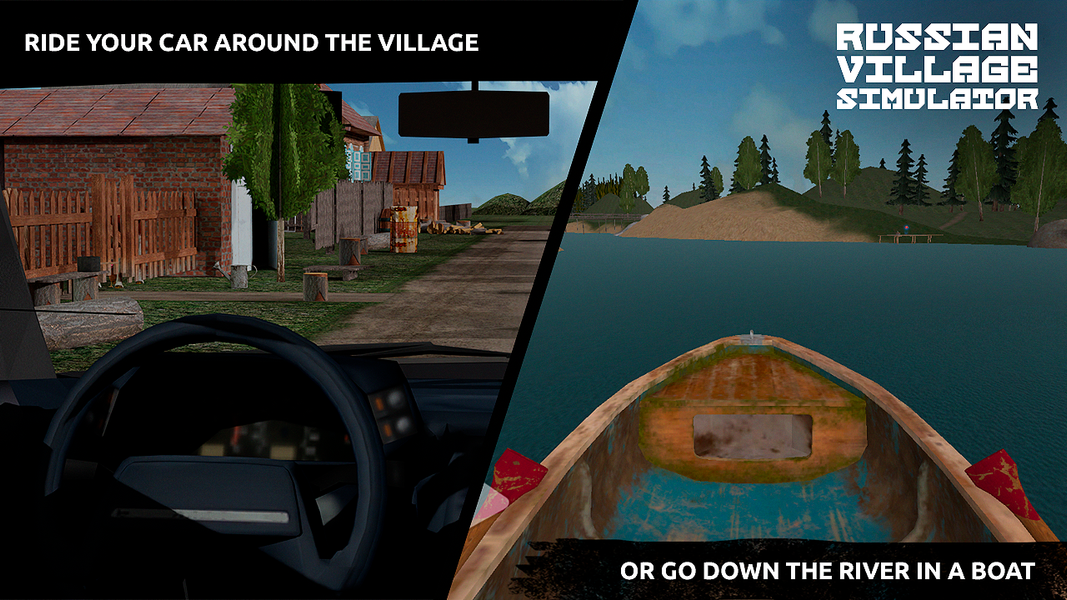 Russian Village Simulator ۳D - عکس بازی موبایلی اندروید
