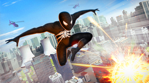 🕷 Spider Superhero Fly Simulator - Gameplay image of android game