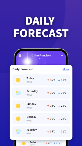 Zebra Weather - Image screenshot of android app